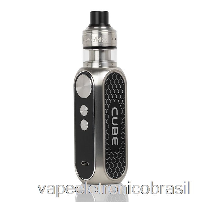 Vape Eletrônico Obs Cube Mtl 80w & Motor Mtl Rta Starter Kit Cromo